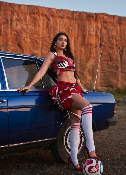 Nora Fatehi Turns Up the Glam Quotient