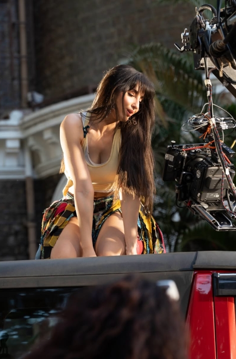 Nora Fatehi Turns Heads With Her  BTS Glam Look