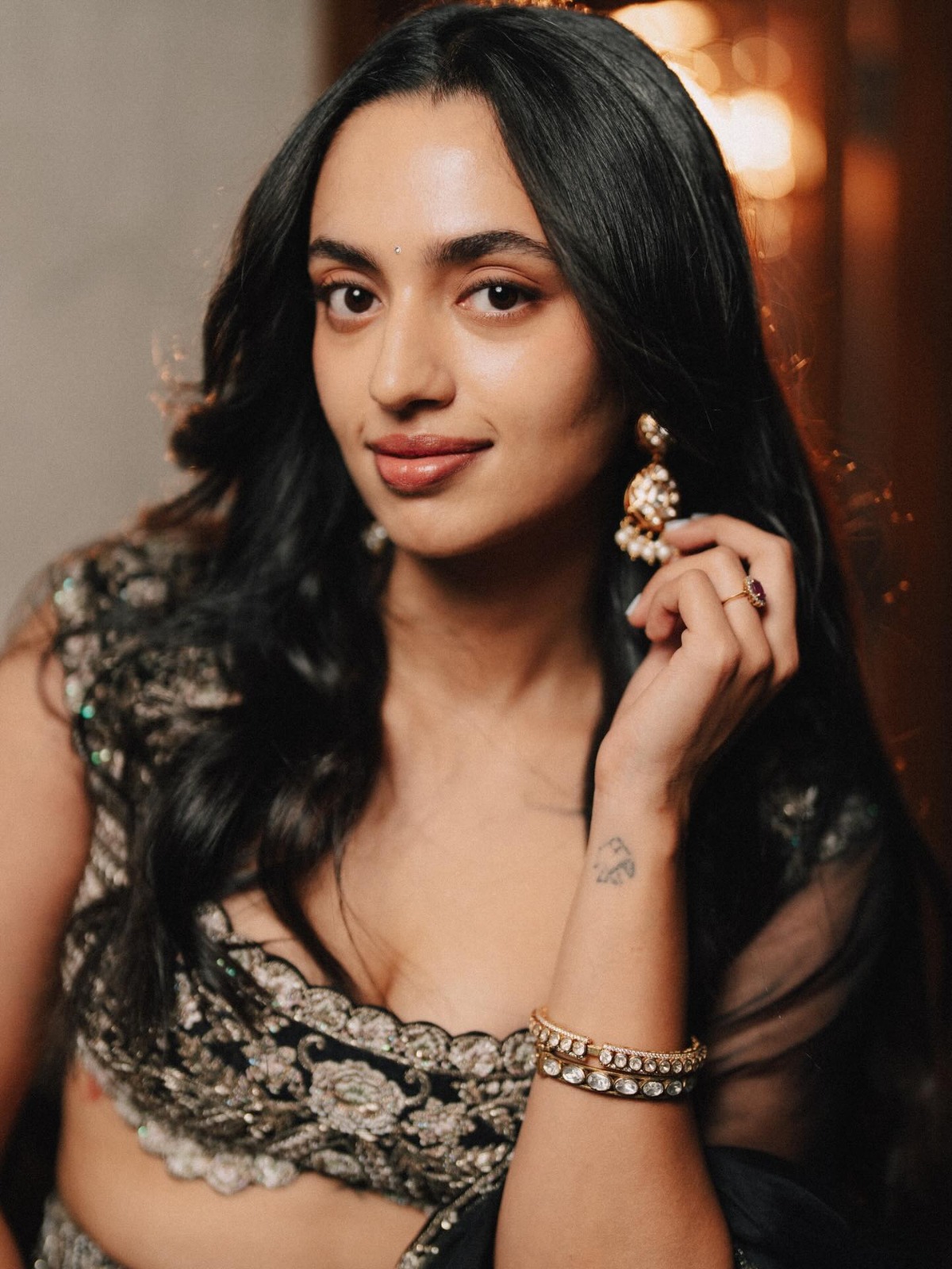 Malvika Shines with Elegance