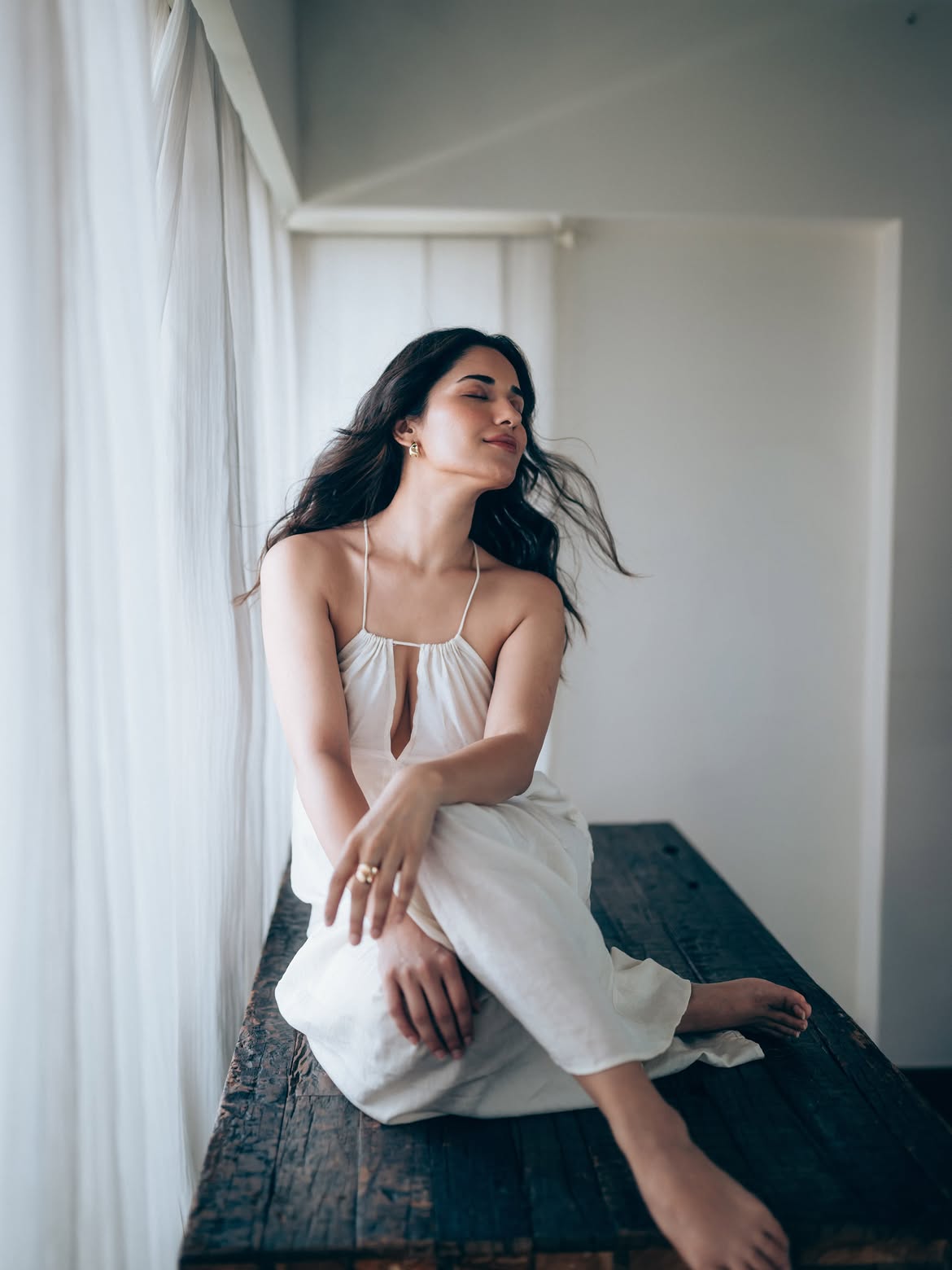 Ruhani Sharma Shines in Timeless White Elegance!