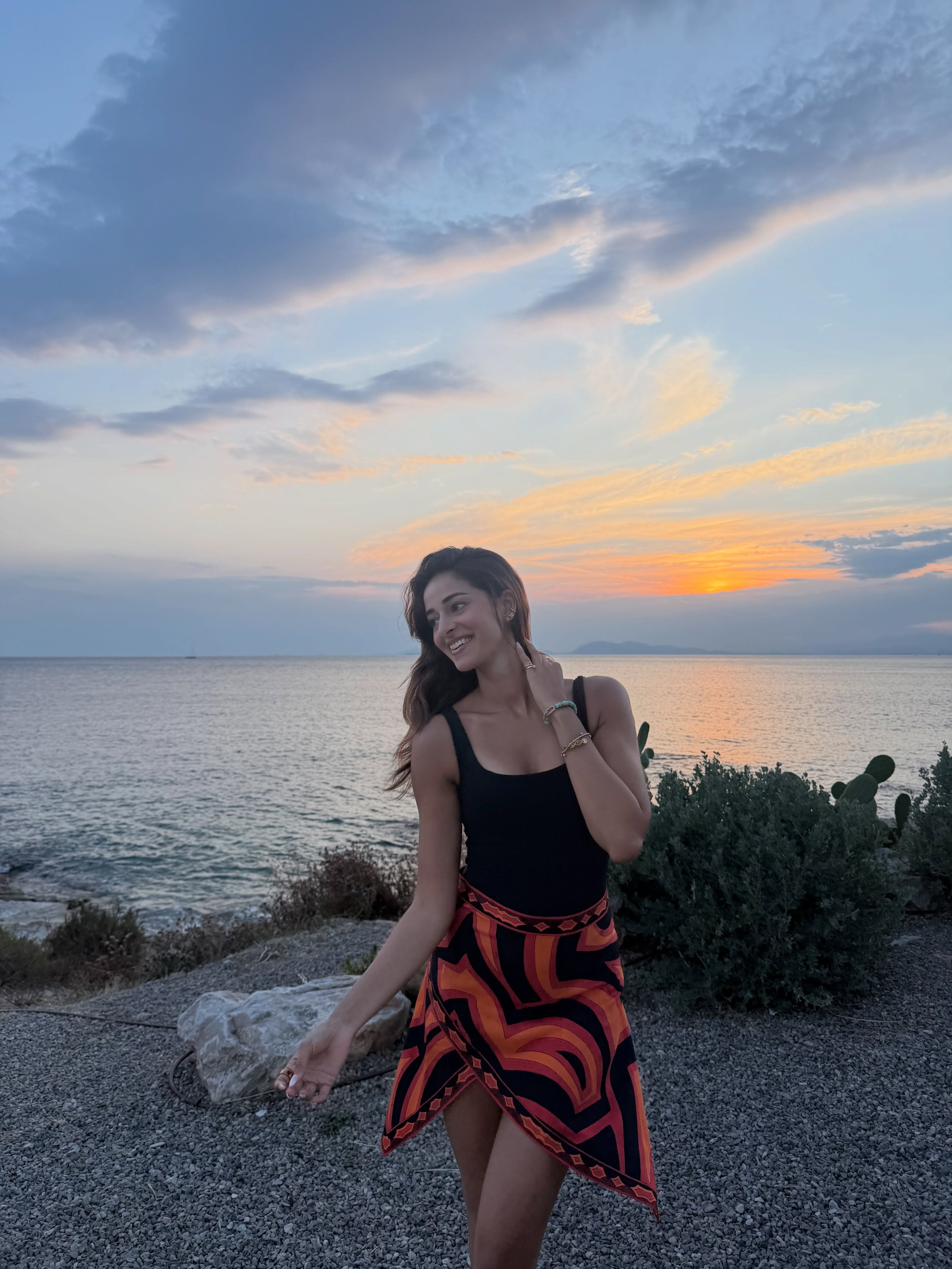 Ananya Panday Soaks in Sunset Bliss