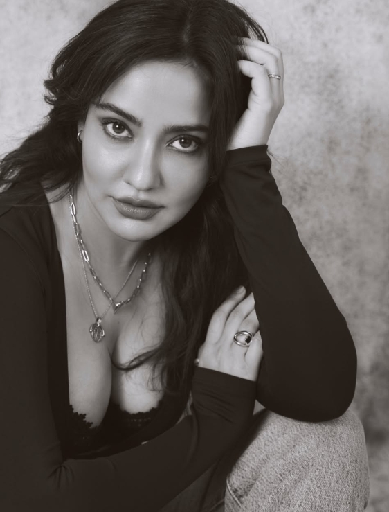 Neha Sharma Turns Heads in Stunning Black-and-White Look