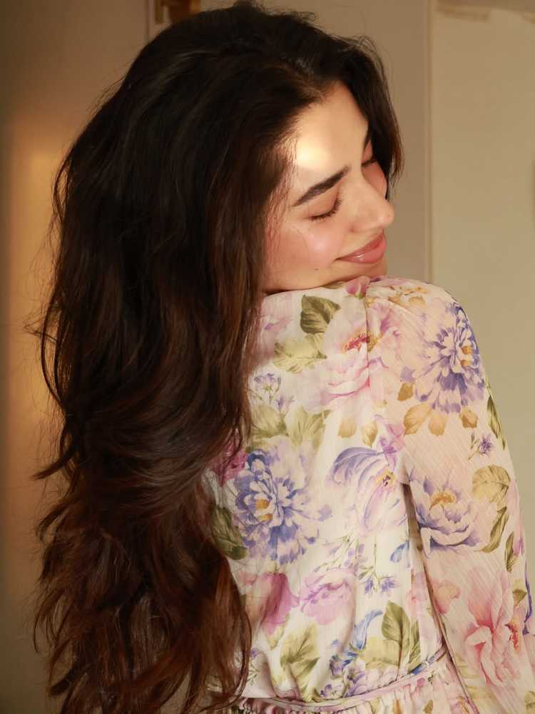 Krithi Shetty’s Stunning Floral Charm