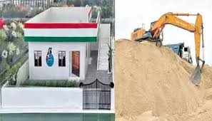 ఇందిరమ్మ ఇళ్ల ఇసుక రవాణాలో అక్రమాల ఆరోపణలు
