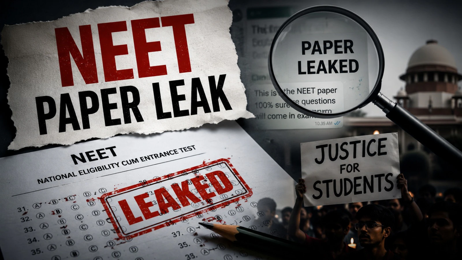 The Central Government has stepped in over the NEET paper leak