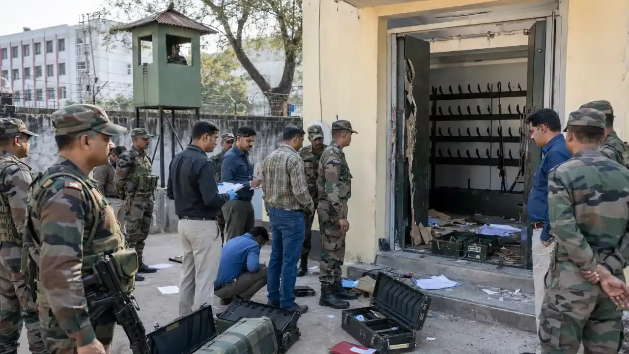 Key Breakthrough in Bolarum Army Weapons Theft Case