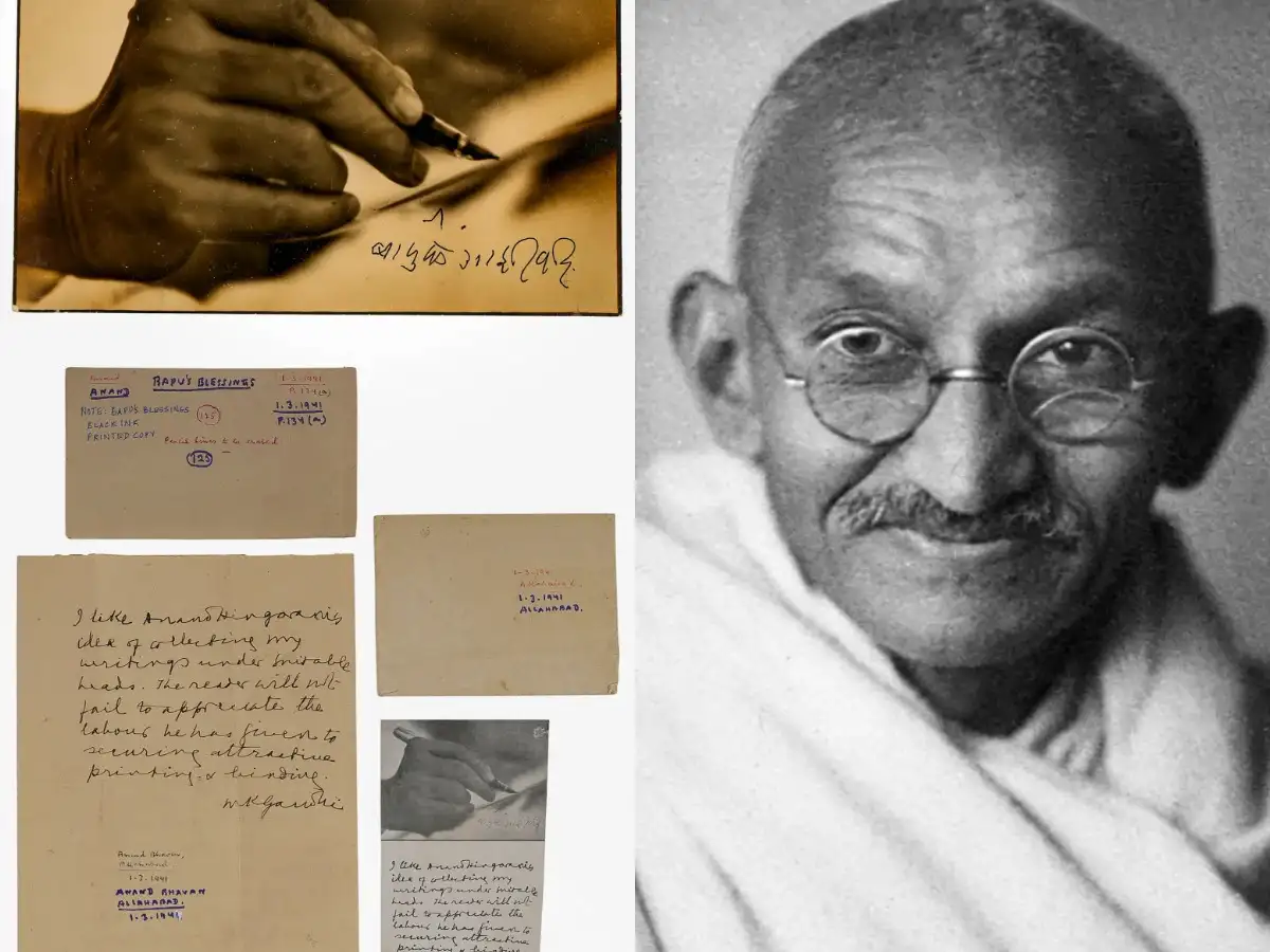 మహాత్మా గాంధీ లేఖలకు రికార్డు ధర...