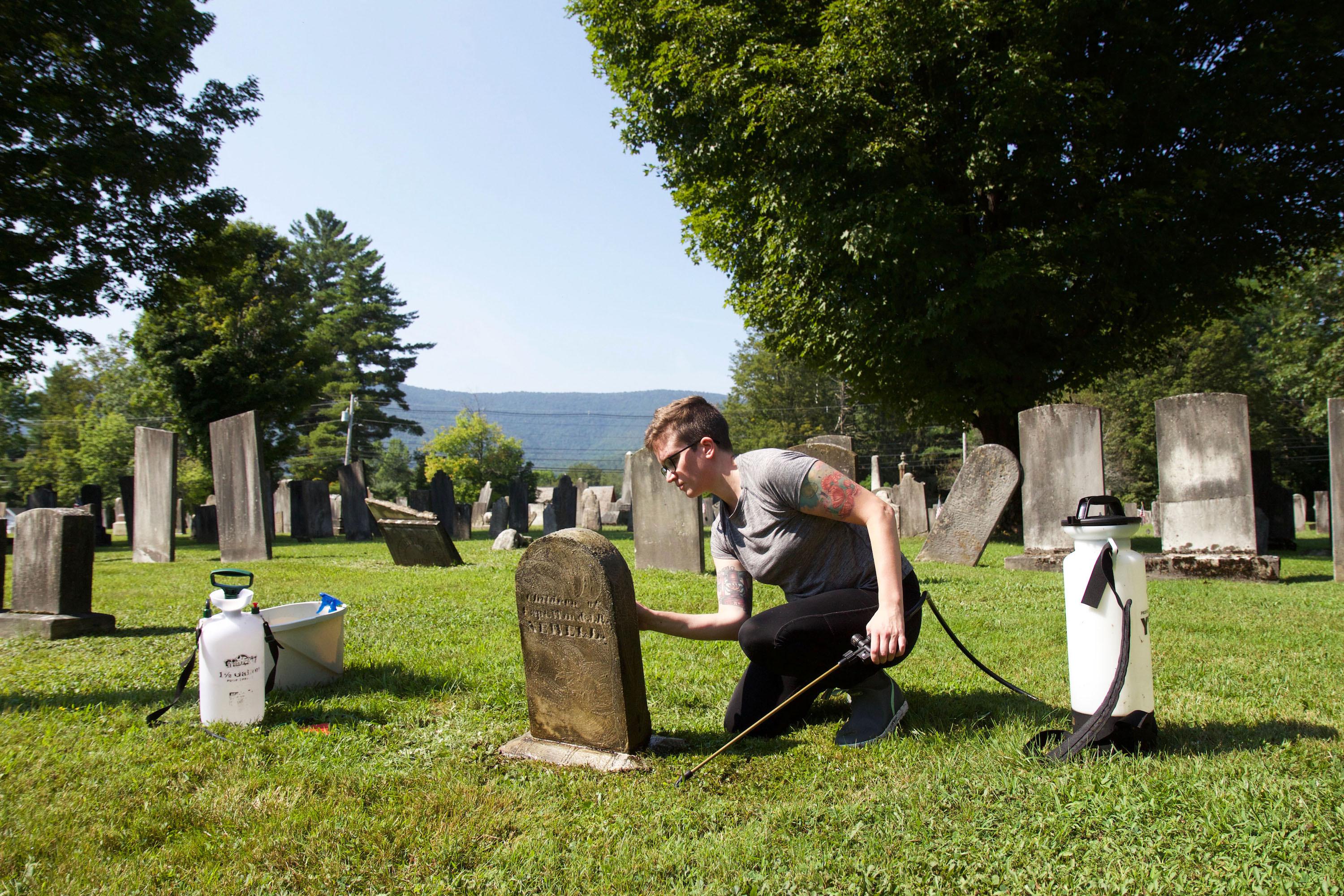 Vermont Woman Turns Cemetery into Her Second Home