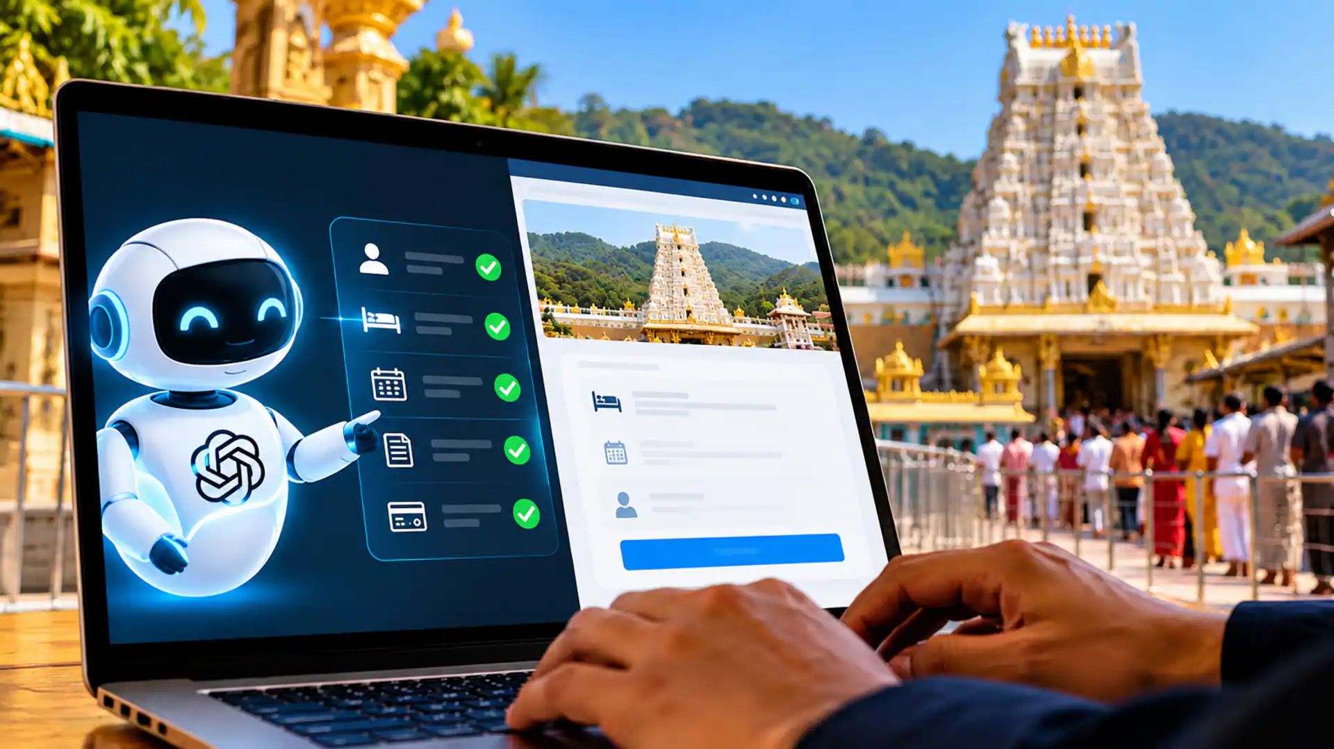 AI Agent Attempts Room Booking on TTD Website..