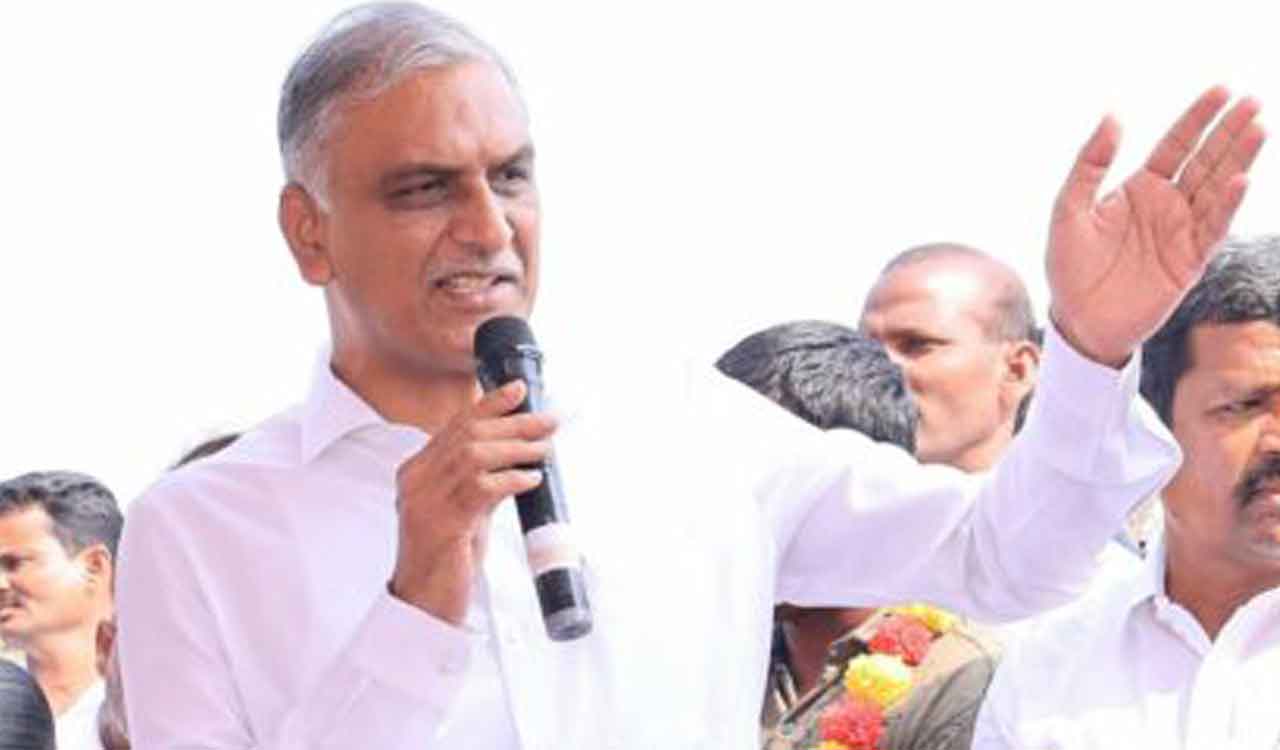 కాంగ్రెస్‌పై హరీష్‌రావు ఫైర్