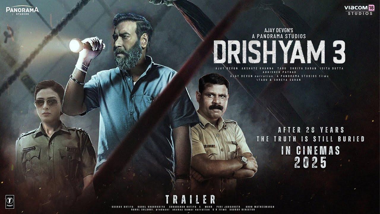 అజయ్ దేవ్‌గణ్ ‘దృశ్యం: ది కన్‌క్లూజన్’ ట్రైలర్ విడుదల..