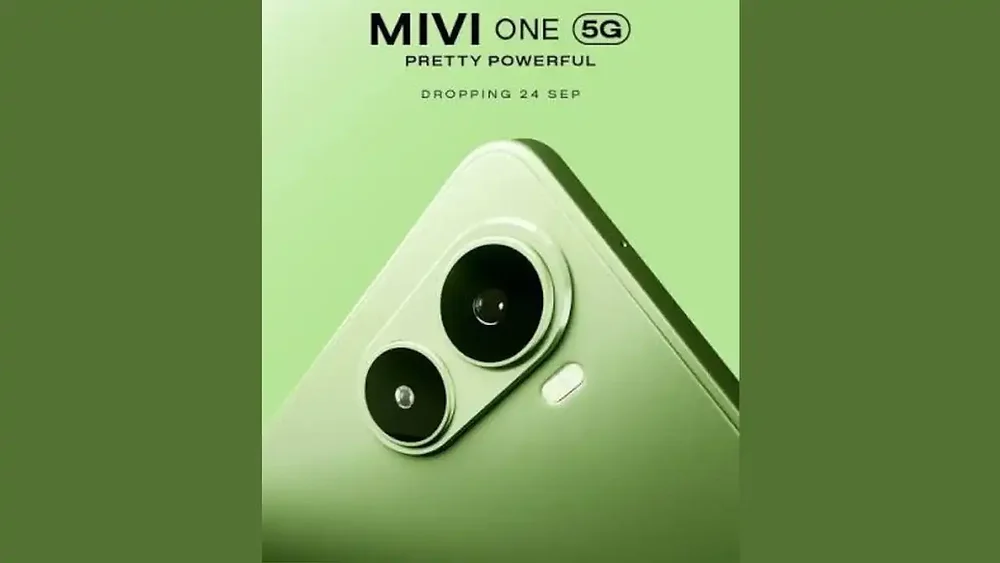 Mivi One 5G Teased in Green.. First Smartphone Launching Soon