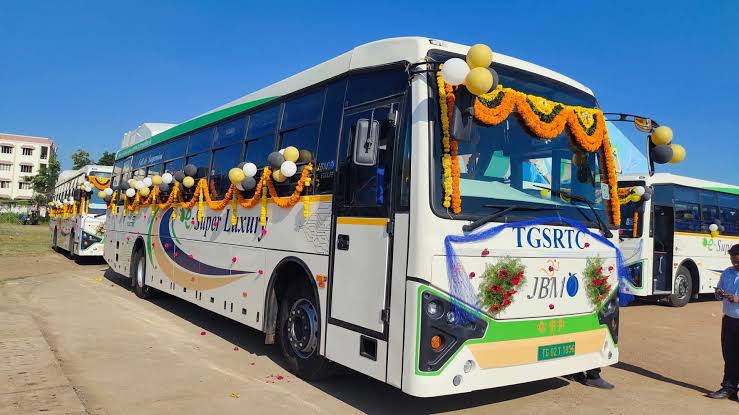 TGSRTC Temporarily Suspends JBM Electric Bus Services