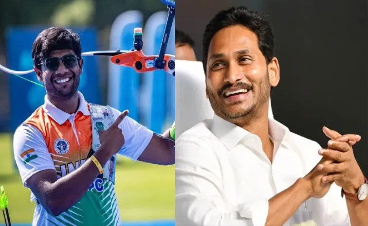 YS Jagan Congratulates Double Gold Winner Dhiraj
