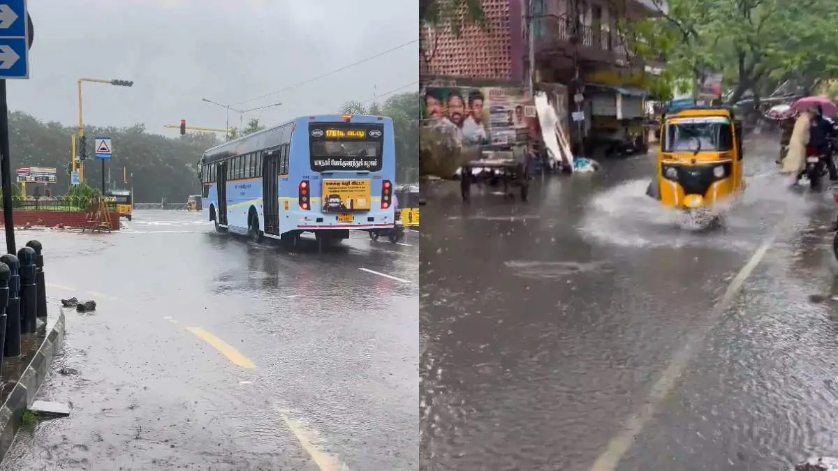 Heavy Rains Flood Chennai City