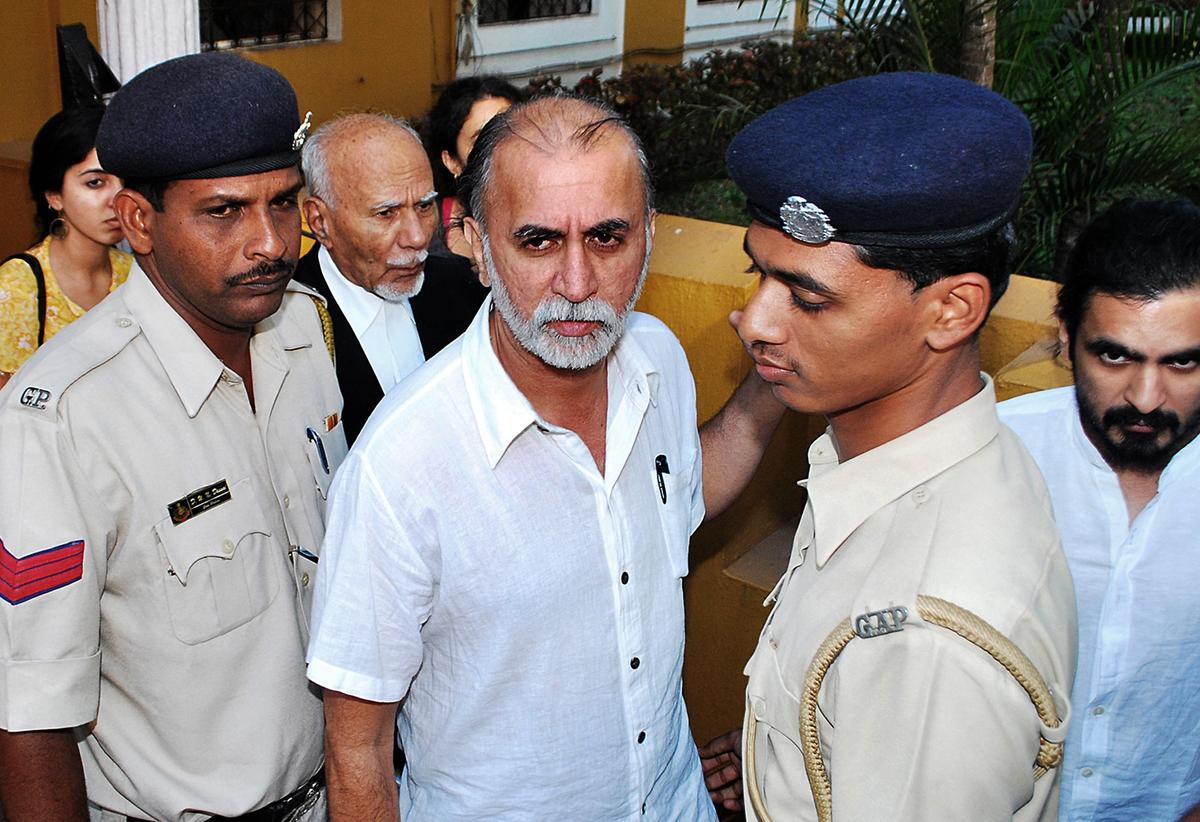 Former Tehelka Editor Tarun Tejpal Surrenders Before Mapusa Court
