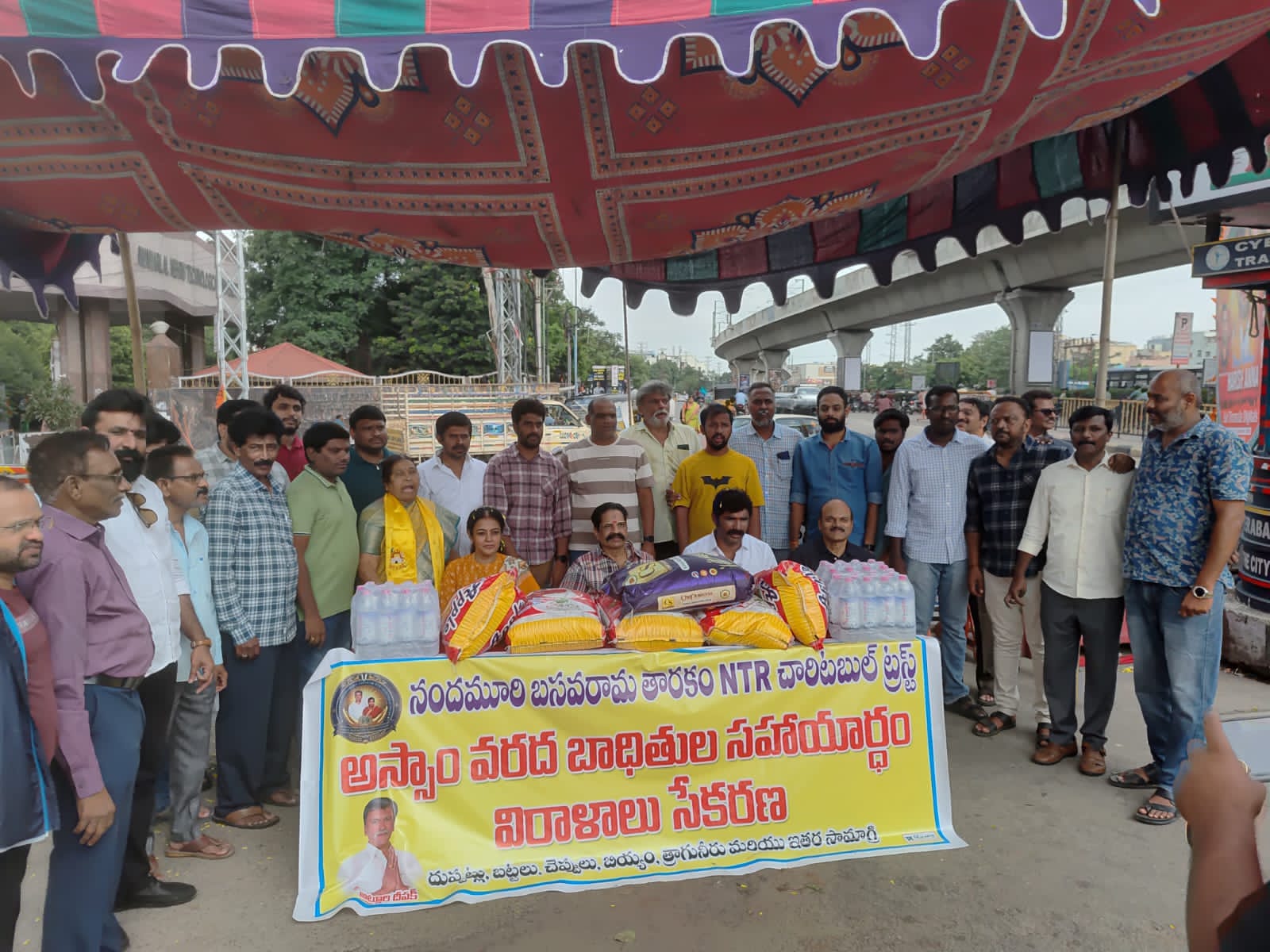 NTR Trust Extends Relief Support to Assam Flood Victims