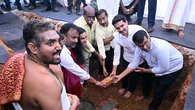 Lokesh Lays Foundation Stone for PV Sindhu Academy in Visakhapatnam