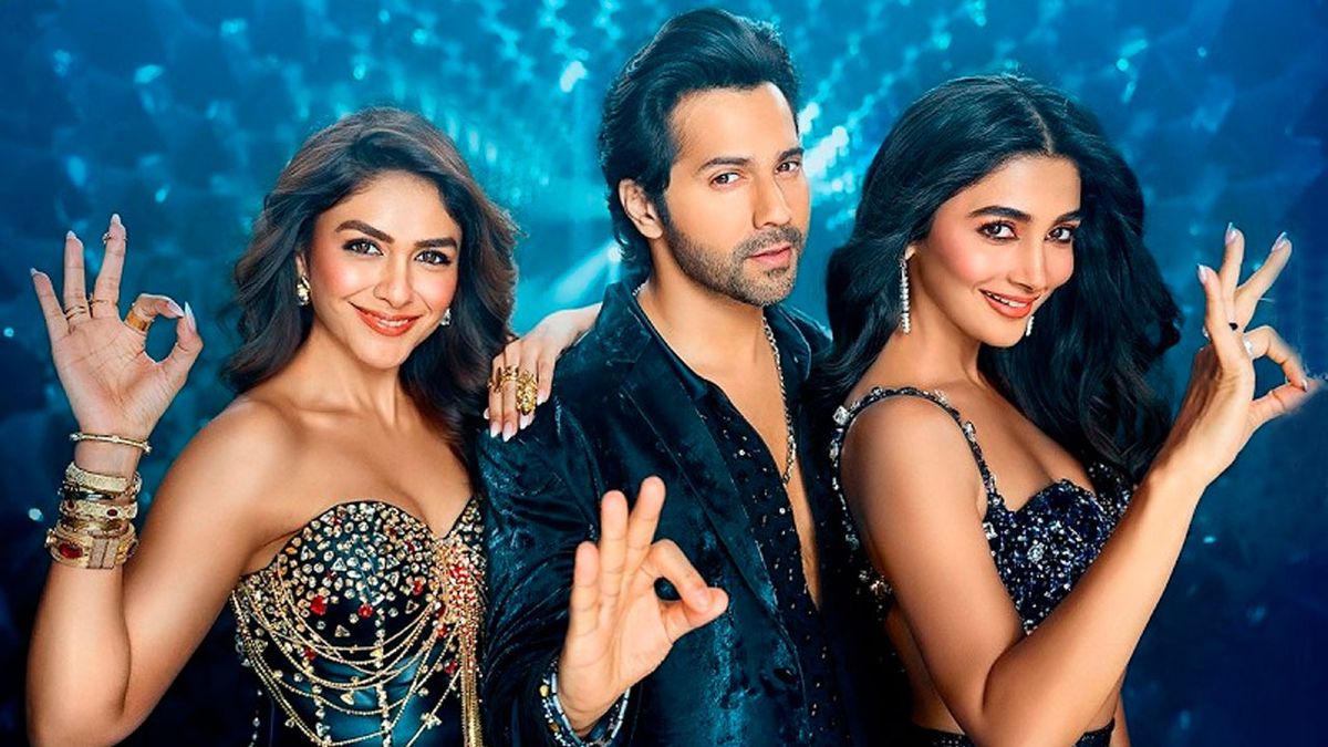 Varun, Pooja Hegde, and Mrunal Impress with On-Screen Chemistry in Song