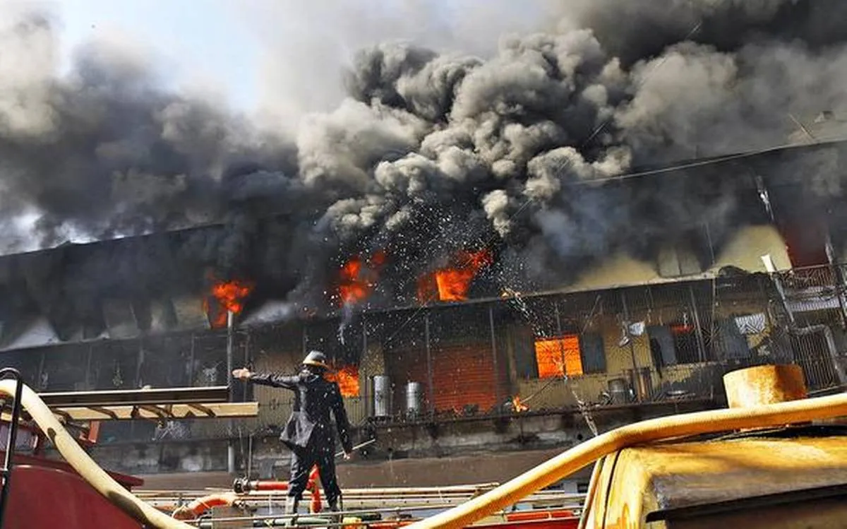 Massive Fire Accident in Gajuwaka