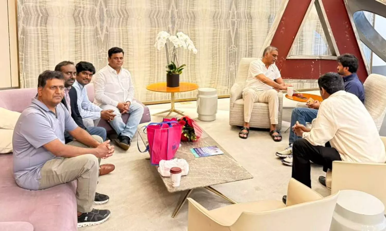 న్యూజెర్సీలో హరీశ్ రావు మీట్ అండ్ గ్రీట్