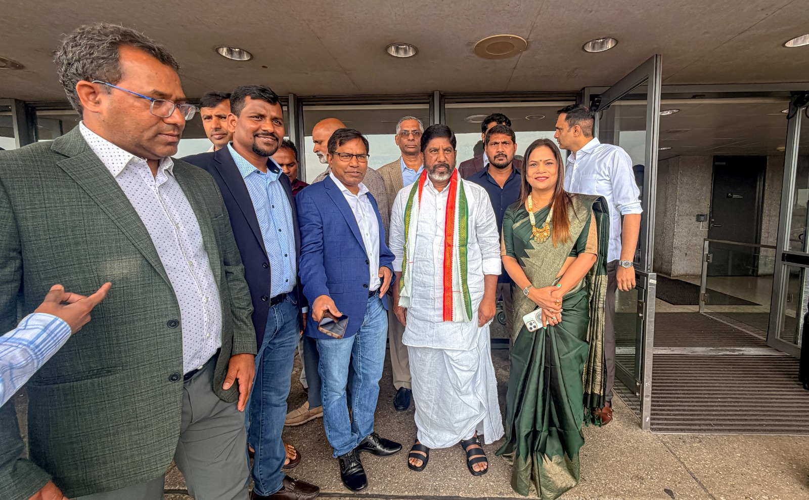 Bhatti Vikramarka Receives Grand Welcome in the US