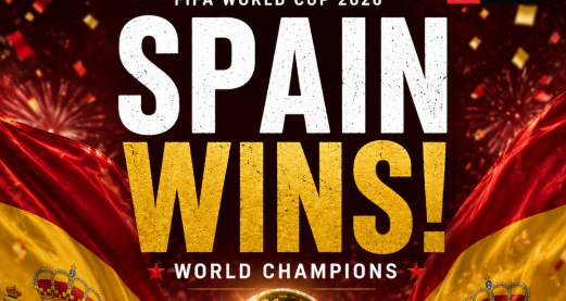 Spain Crowned FIFA World Cup 2026 Champions After Historic Victory