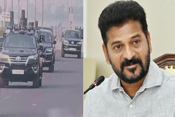 CM Revanth Reddy Travels Through Normal Traffic Without Disruption