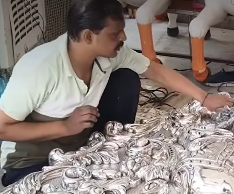 95-Kg Silver Chariot Ready for Jagannath Rath Yatra in Udaipur