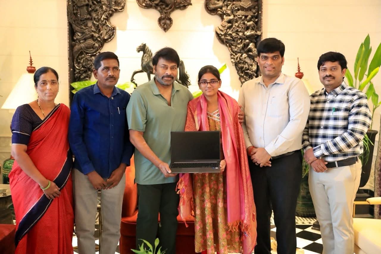 Megastar Chiranjeevi Fulfils TG EAPCET Topper Rushi’s Dream!