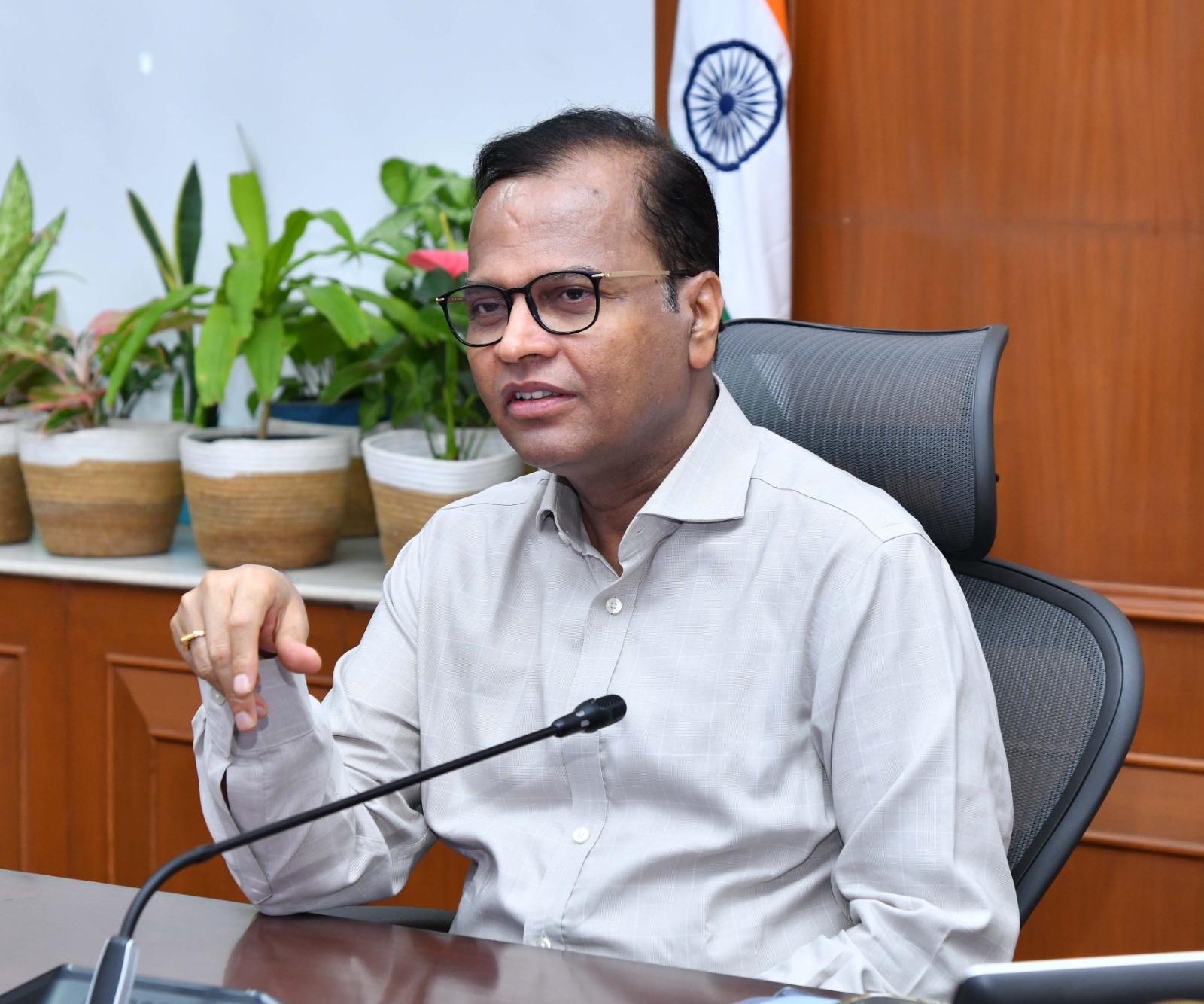 CS Ramakrishna Rao reviews NEET exam arrangements