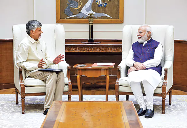 Chandrababu Urges Modi to Advance Godavari–Cauvery River Linking Project