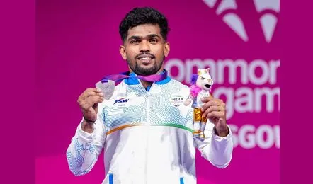 Raja Muthupandi Clinches Silver in Weightlifting