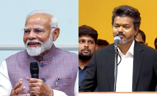 PM Modi Congratulates Tamil Nadu CM Vijay