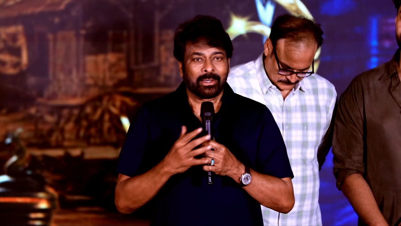 చిరు లీక్స్...మెగా 158 టైటిల్ ఇదేనా?