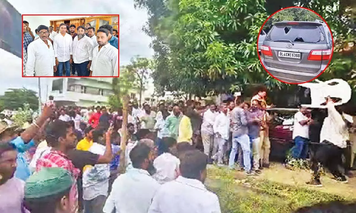 Tension in Punganur as Alliance and YSRCP Supporters Clash