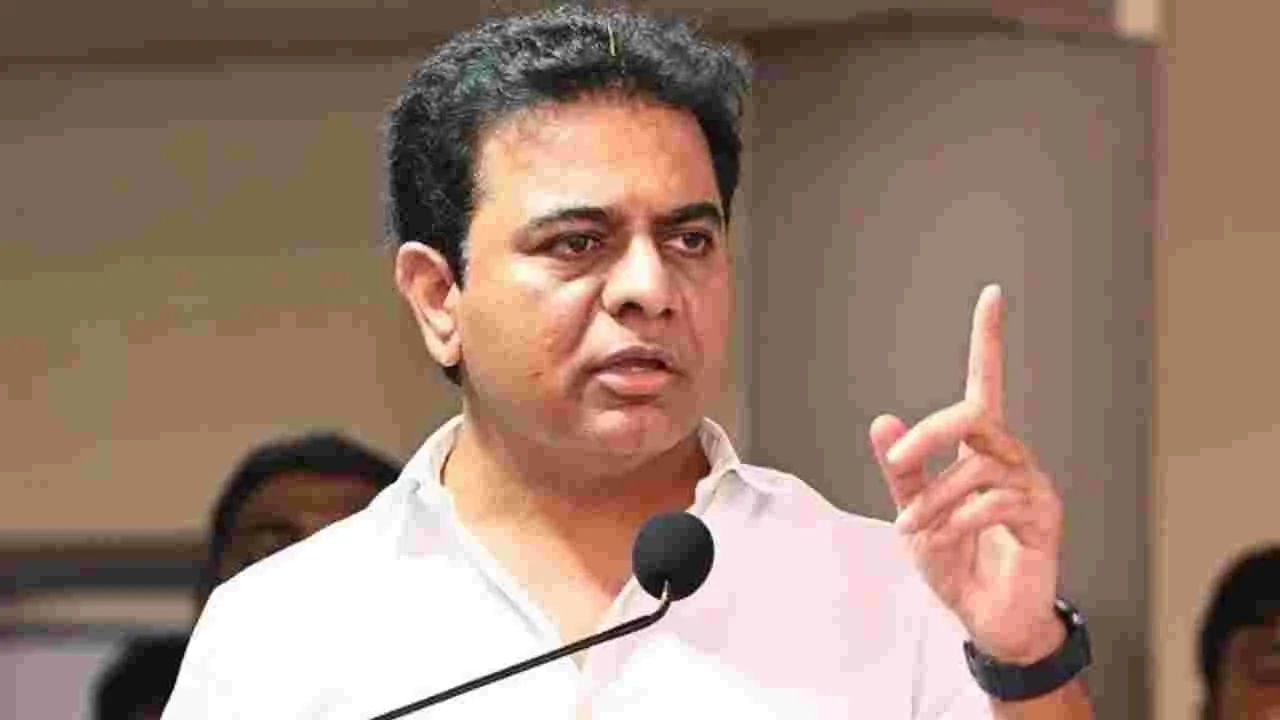 స్పీకర్ వ్యాఖ్యలపై కేటీఆర్ తీవ్ర విమర్శలు