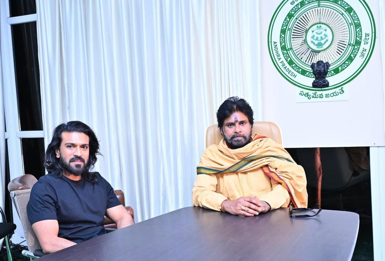 పవన్‌ను కలిసిన రామ్ చరణ్