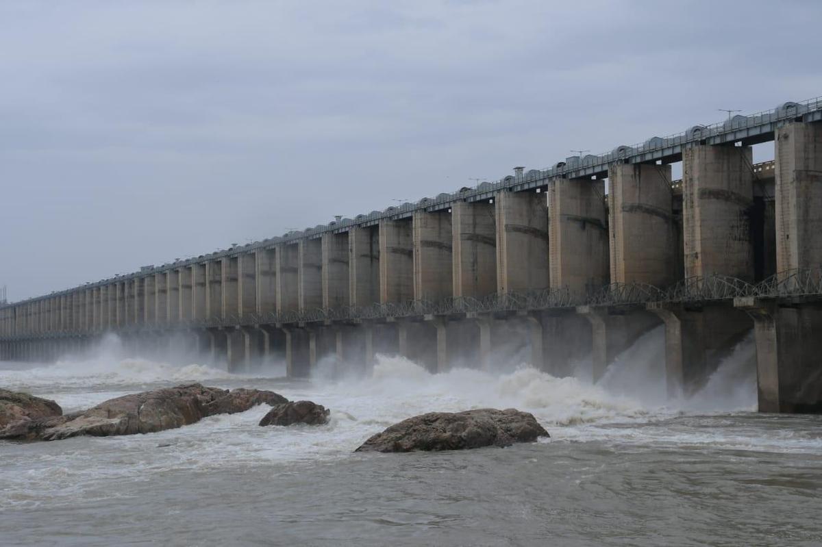 Heavy Flood Inflows into the Jurala Project
