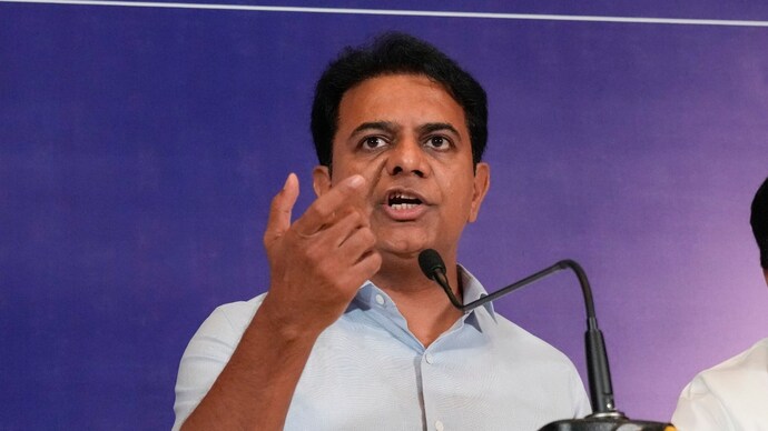 KTR Launches Sharp Attack on Congress Government in Telangana