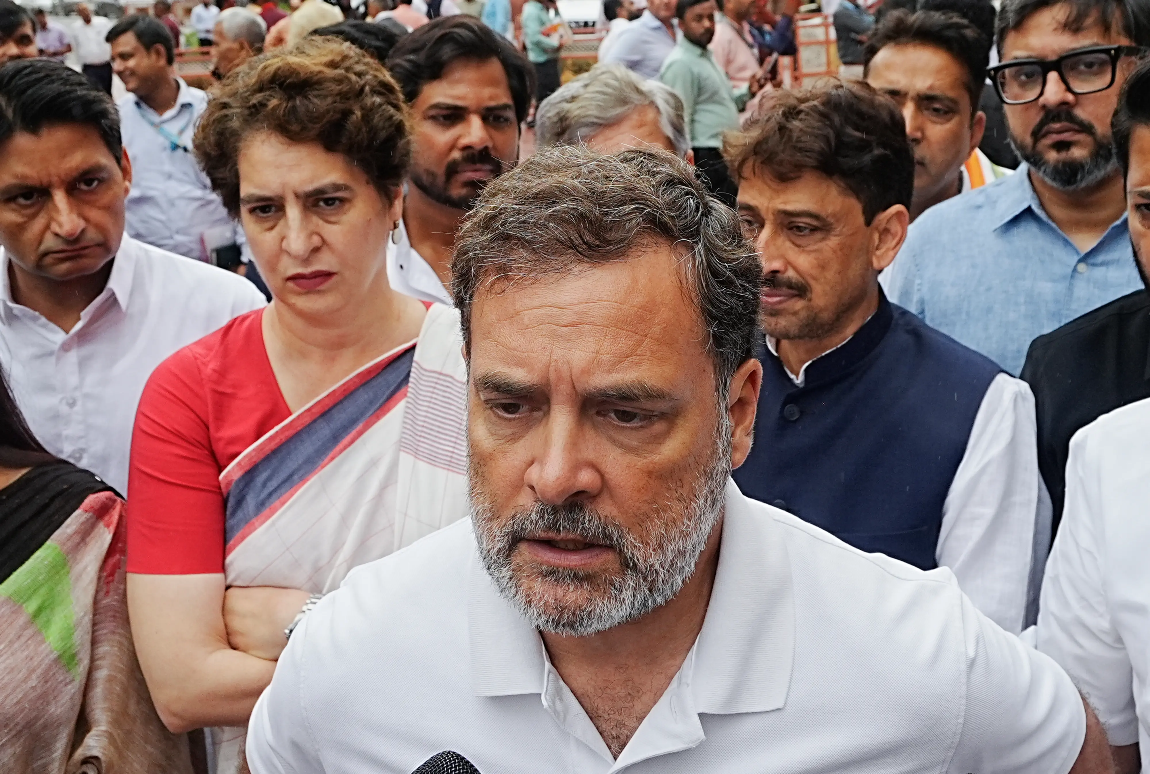 Rahul Leads Protest Near PM Residence