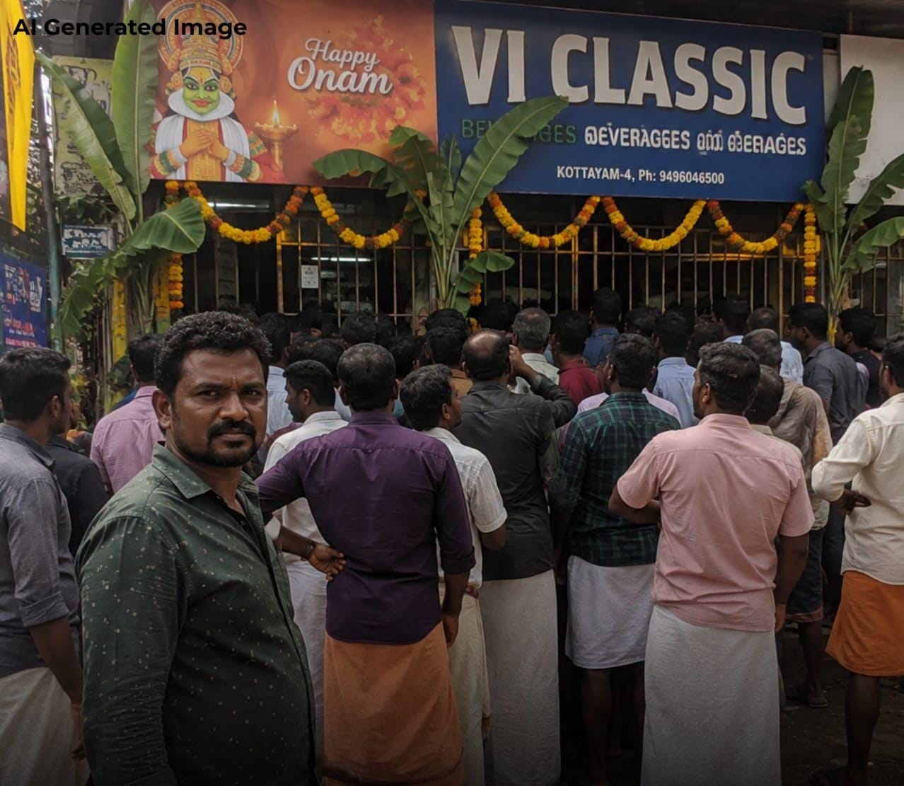 Kerala Records ₹771 Crore Liquor Sales Ahead of Onam