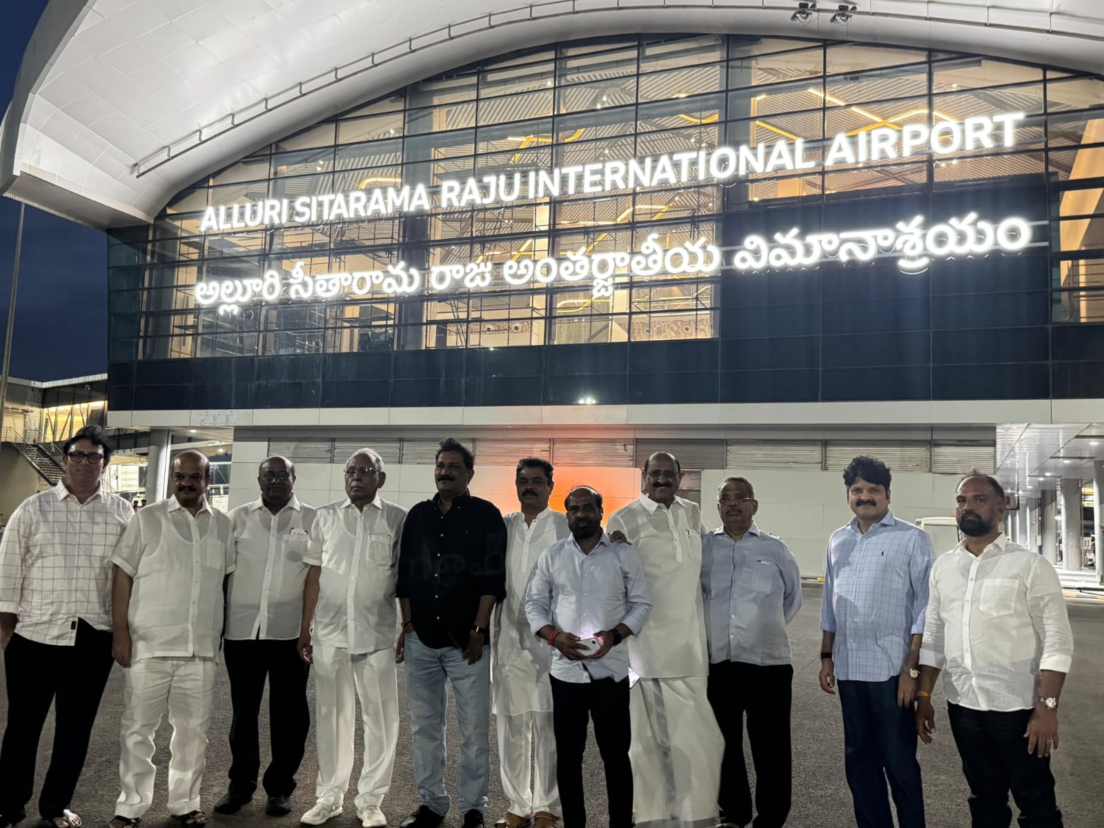 Special Flight Lands at Bhogapuram Airport