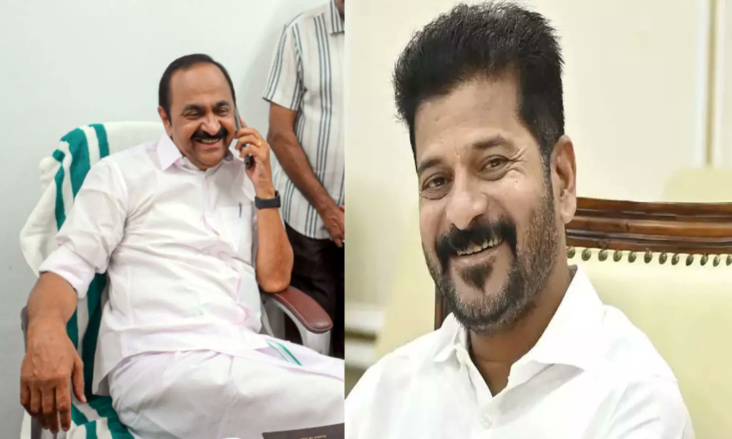 Telangana CM Revanth Reddy congratulates VD Satheesan on being elected as Kerala CM