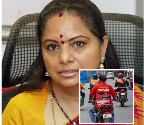 గిగ్ వర్కర్లకు కల్వకుంట్ల కవిత మద్దతు..