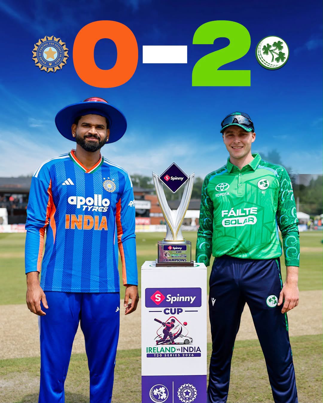 Ireland Clinch T20I Series, Team India Lose by One Run