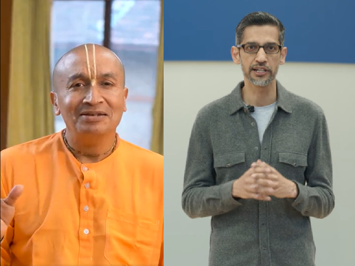 Gauranga Das’ Remark on Sundar Pichai Conversation Goes Viral