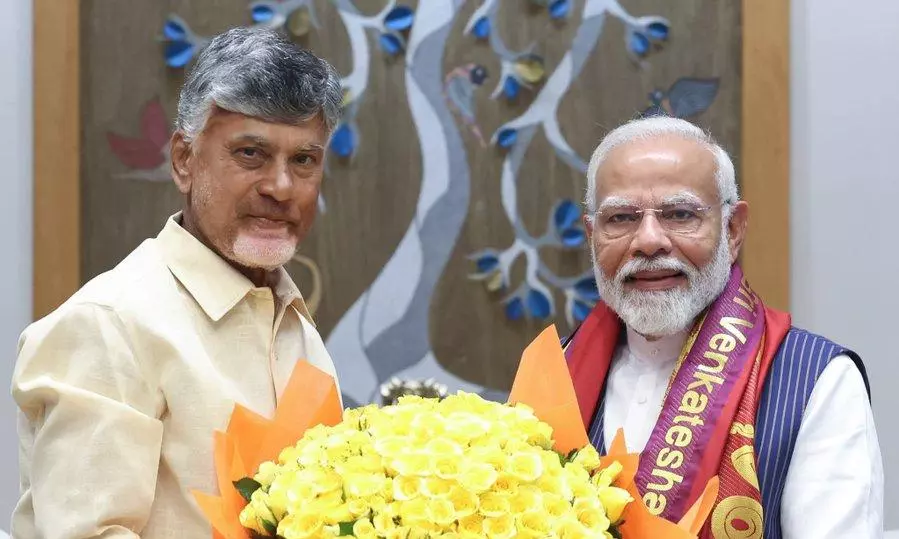Chandrababu Congratulates Modi on Completing 25 Years in Public Service