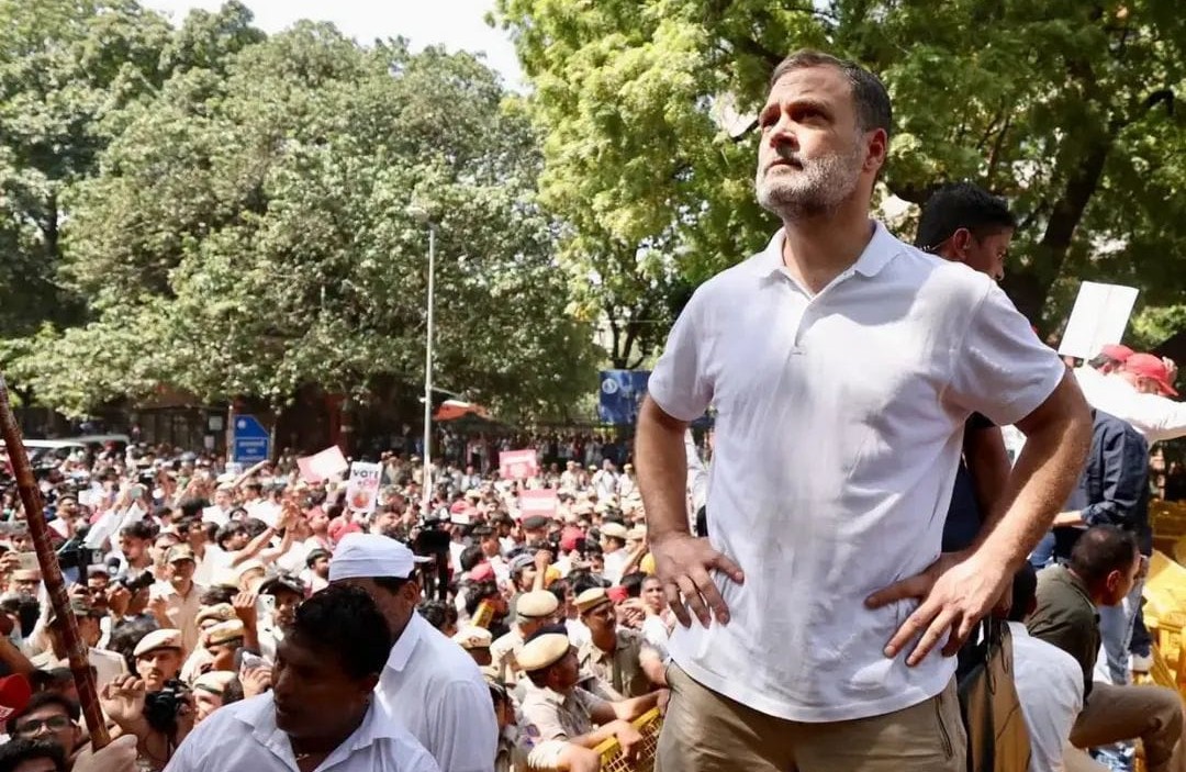 MPs Protest Outside EC Office, Rahul Gandhi Arrested