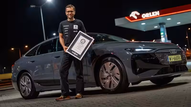 Audi A6 e-tron Creates History With Record-Breaking Range